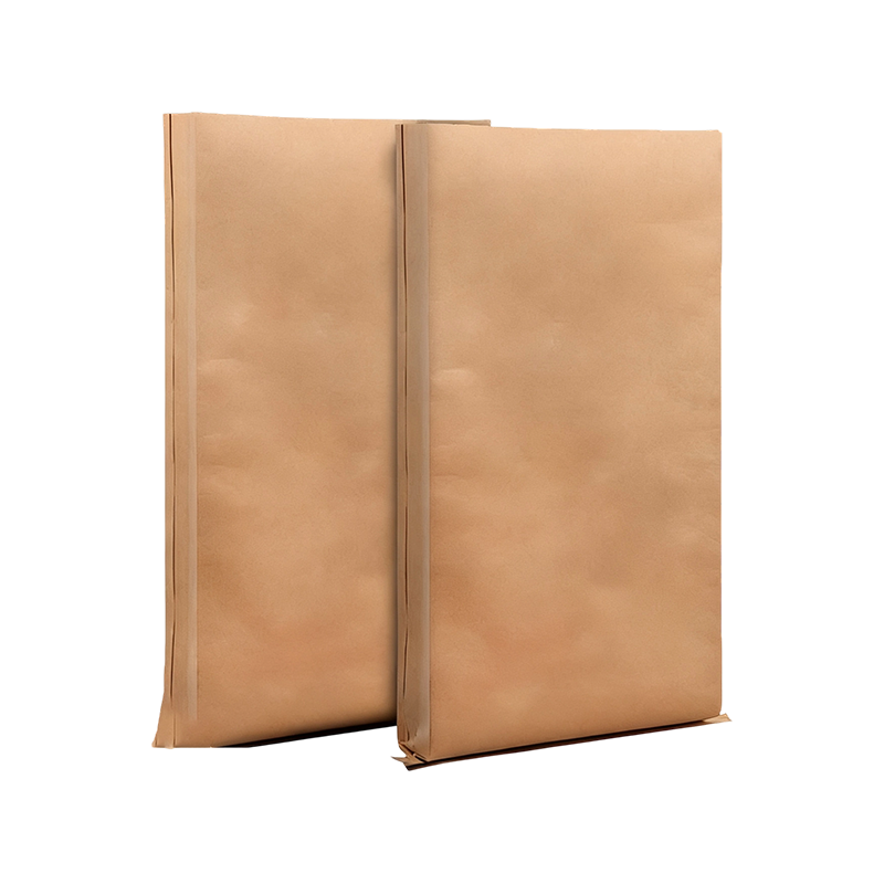 Bolsa de embalaje de gránulos de plástico químico compuesto de papel y plástico Kraft de 25 kg