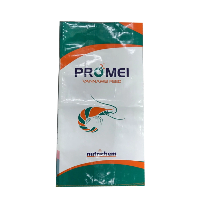 Bolsas tejidas estampadas en color BOPP compuestas para piensos para peces y camarones