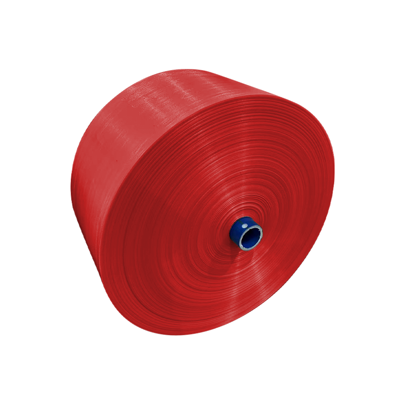 Material del rollo de bolsa de polipropileno tejido PP - Rojo cardenal