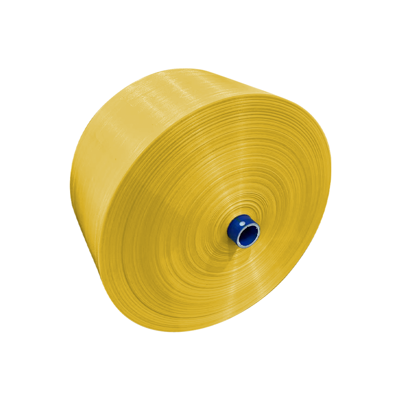 Material del rollo de bolsa de polipropileno tejido PP - Amarillo